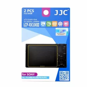 JJC Folie protectie LCD pentru Sony RX100IV/ RX100III, 2 buc.