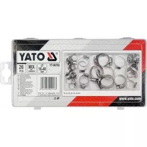 YATO Set coliere furtun 26 bucăți YT-06782