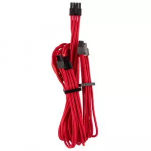 Corsair Premium Individually Sleeved PCIe Cables (Dual Connector) Type 4 Gen 4 – Red CP-8920251