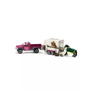Schleich Masina Cu Remorca De Transportat Caii Sl42346