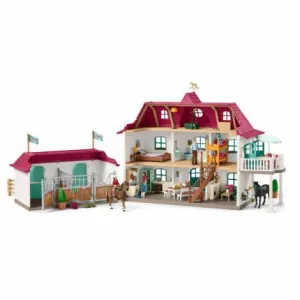 Schleich Grajd mare cu cai si casa 42416