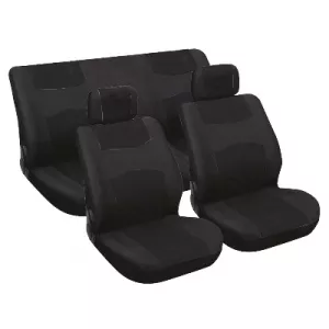 Carpoint Seatcover set 6pcs black (310051)