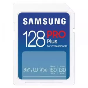 Samsung PRO Plus SD Card (2023) 128GB, Class 10 MB-SD128S