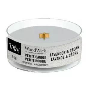WoodWick Lumanare parfumata - Petite Lavender & Cedar