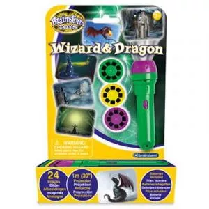 Brainstorm Proiector tip lanterna - Dragon si vrajitor  