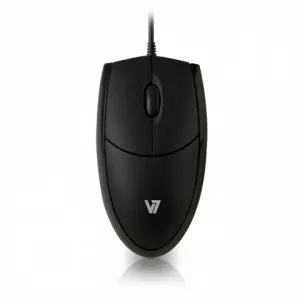 V7 Optical LED USB Mouse - black negru MV3000010-BLK-5E
