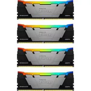 Kingston 128GB 3200MT/s DDR4 CL16 DIMM (Kit of 4) FURY Renegade RGB KF432C16RB2AK4/128