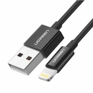 UGREEN Cablu de date 80823, USB - Lightning, 2m, Black