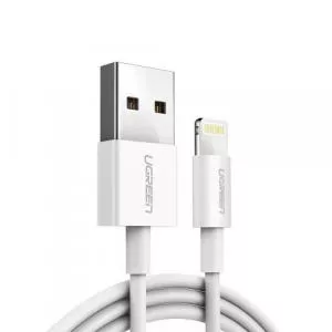 UGREEN Cablu de date , USB - Lightning, 1m, White 20728