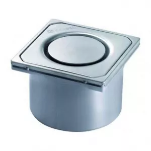 Kessel Piesa superioara de montaj, Ø125, SYSTEM 125, gratar Spot Design, pentru corp sifon