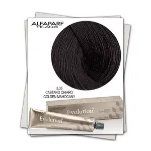 Alfaparf Vopsea Permanenta - Evolution of the Color nuanta 5.35 Castano Chiaro Golden Mahogany 60ml