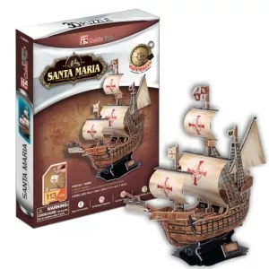 Cubic Fun Puzzle 3D  Santa Maria  CBF3
