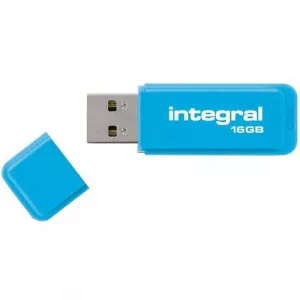 Integral Pendrive, 16GB, USB 3.0, Neon Blue