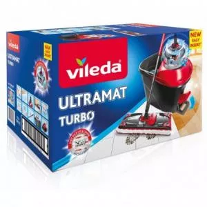 VILEDA Set Curatenie Galeata + Storcator + Mop, Easy Wring Turbo Ultramat