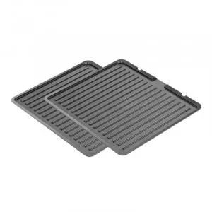ECG Set placi pentru grill electric, 29 x 26 cm, detasabile, 2 bucati