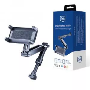 3MK Suport Auto Tetiera Single Headrest, 4.7inch - 12.9inch, Negru