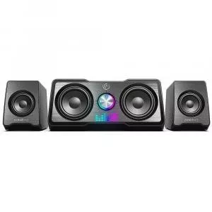 rebeltec Boxe PC ROCK 2.1, 22 W, RGB LED, USB, Mini Jack (Negru)