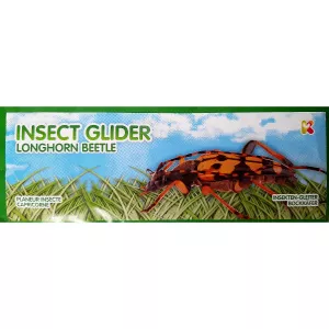 Keycraft Jucarie Planor Insecte, lungime 24 cm KCGL07IN Cerambicid