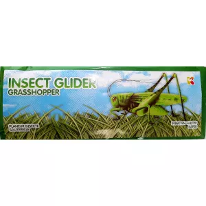 Keycraft Jucarie Planor Insecte, lungime 24 cm KCGL07IN Lacusta