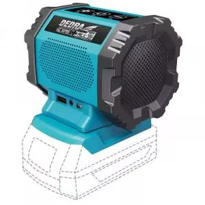 Dedra Boxa portabila Difuzor cu acumulator bluetooth, priză USB 18V
