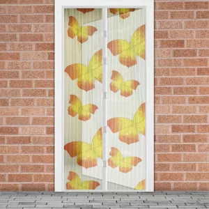 Delight Plasa tantari pentru usa Yellow Butterfly, 100 x 210 cm 11398L