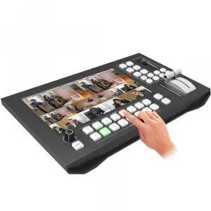 HDCVT Mixer Video cu 4 Intrari SDI + 2 Intrari HDMI + 2 Intrari IP = RTSP = cu Streaming si Inregistrare