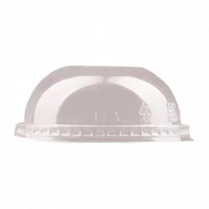Biodeck Capace Biodegradabile, PLA Cupola, Transparente, 95 mm, 50 buc