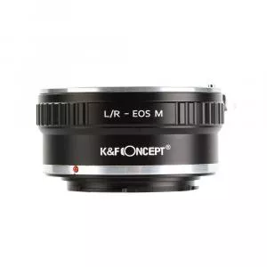 K&F Concept L/R-EOS M adaptor montura de la Leica R la EOS M-Mount KF06.272
