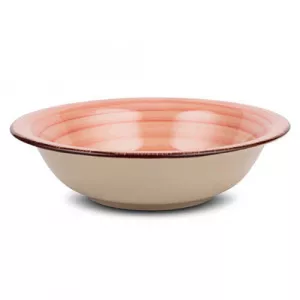 Nava Farfurie adanca stoneware 21 cm Lines Terra Cotta 099 213
