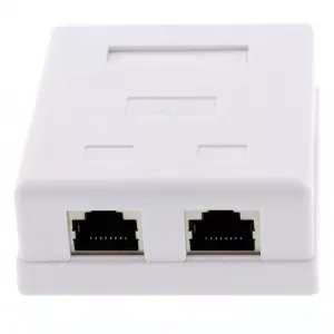 Well Priza dubla FTP CAT6 conector ecranat pe tencuiala