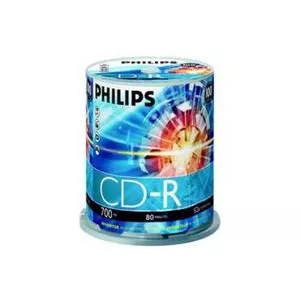 Philips CD-R 700MB-80min (100 buc. Spindle, 52x)