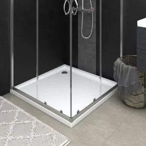 vidaXL Cădiță de duș pătrată din ABS, 90x90 cm 148904