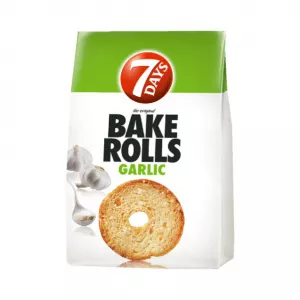 7Days Bake Rolls cu usturoi, 80 g