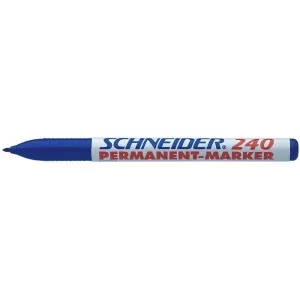 Schneider Permanent marker varf rotund, 1-2mm, 240 - albastru S-124003