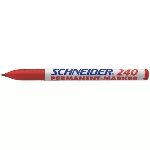 Schneider Permanent marker varf rotund, 1-2mm, 240 - rosu S-124002