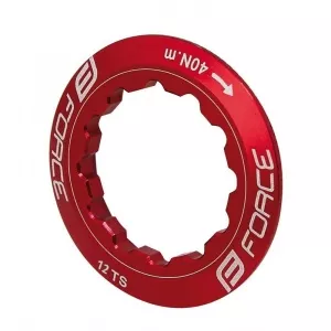 Force Piulita Pinion Bicicleta, 12T, Aluminiu, Rosu