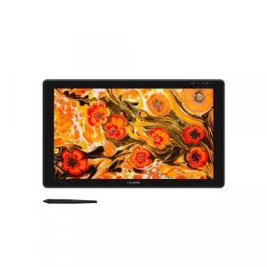 Huion Kamvas 22 Plus, USB C, Stilou PW517, Negru