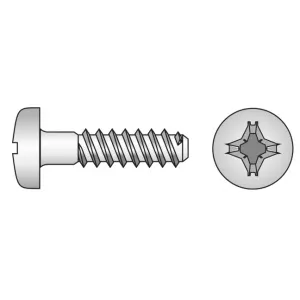 Schaefer-Peters Surub cap bombat pentru termoplaste inox A2-4.0 X 8