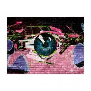 Artgeist Fototapet Eye (Graffiti)