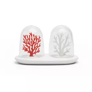 Qualy Recipient pentru sare si piper - Coral