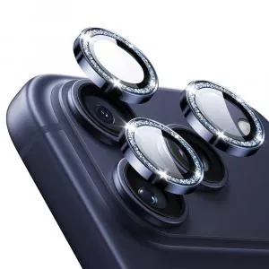 ESR Folie Camera pentru iPhone 14 Pro/14 Pro Max/15 Pro/15 Pro Max/16 Pro/16 Pro Max/17 Pro/17 Pro Max - Armorite Camera Lens Protectors - Blue Shimmer