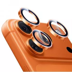 ESR Folie Camera pentru iPhone 14 Pro/Pro Max/15 Pro/Pro Max/16 Pro/Pro Max/17 Pro/Pro Max - Armorite Camera Lens Protectors - Orange
