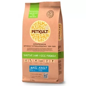 Petkult Sensitive Maxi Adult Lamb&Rice 12kg