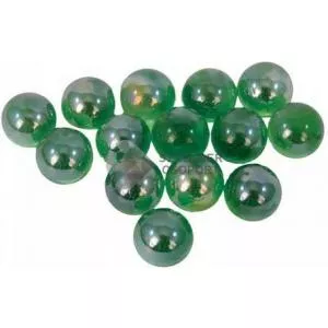 HapPet pietricele colorate de sticlă pentru acvariu (Verde) 350 g