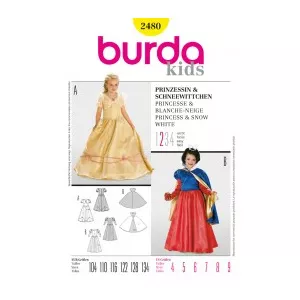 Burda Style Printesa, Alba-ca-Zapada 2480