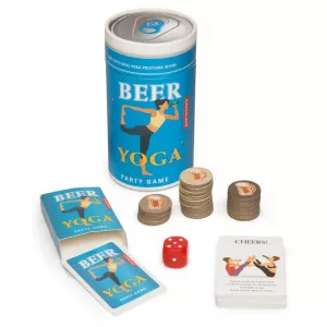 Kikkerland Joc pentru petreceri - Beer Yoga
