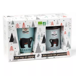 Quai Sud Set - Cutie Cacao 250 g Bio+ Cana de voiaj - Honey Flavoures Organic