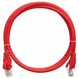 NIKOMAX UTP Conector roșu 5m NMC-PC4SA55B-050-C-RD