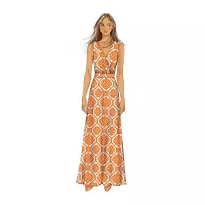 Butterick Rochie lunga in 4 variante