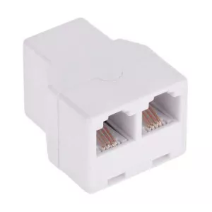 Cabletech Adaptor telefonic 6p4c mama - 2x 6p4c mama